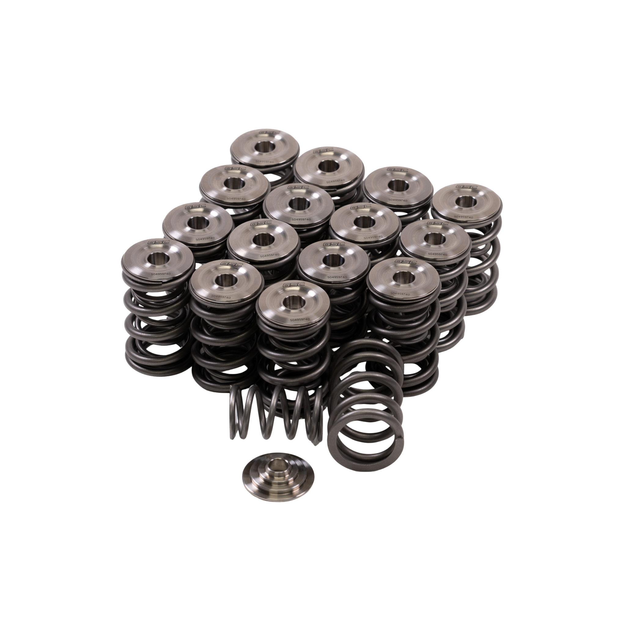 GSC Power-Division Dual Spring Set with Ti Retainer for Honda B-Series VTEC Platform