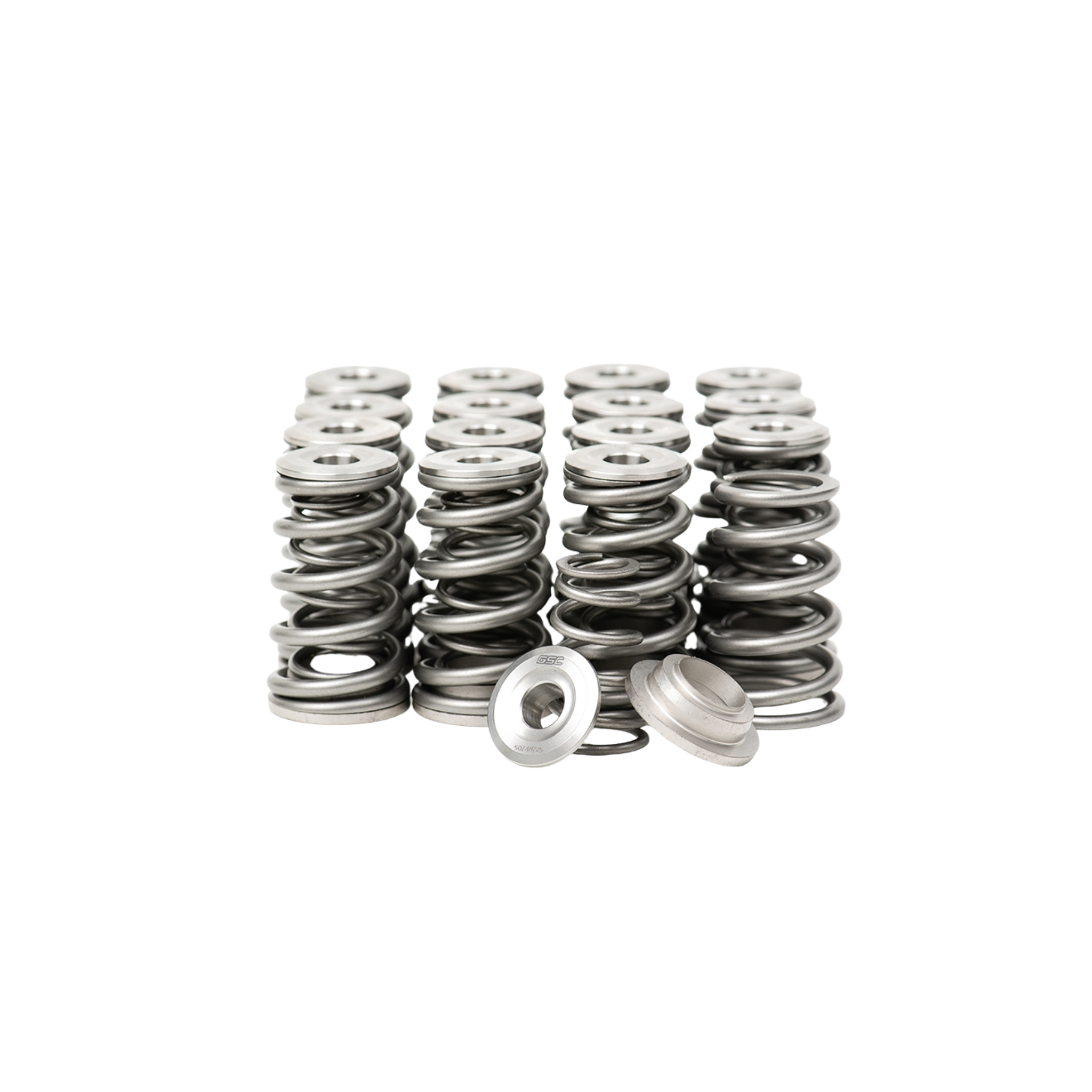 GSC Power-Division Dual Conical Valve Spring Set with Titanium Retainer & Chromoly Seats for the Subaru Turbo EJ Platforms