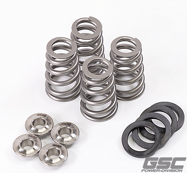 GSC Power-Division CONICAL Valve Spring with Ti Retainer for TB48 (W/SEATS)