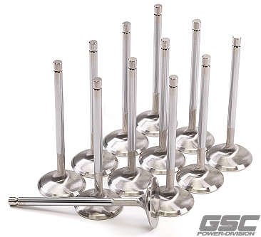 GSC Power-Division Stainless Steel STD Size extended tip Intake Valve for the RB26DETT