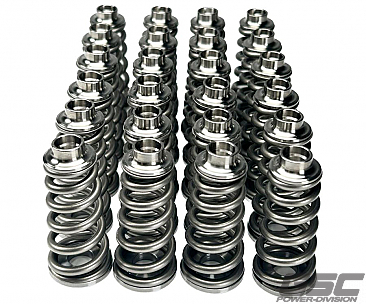 GSC Power-Division Conical Spring set with Titanium Retainer and Chromoly Seat for the Porsche 991/992-GT3 and GT3 Cup